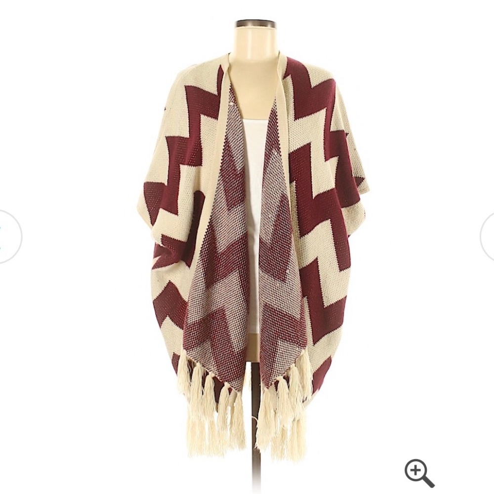 Chevron Poncho